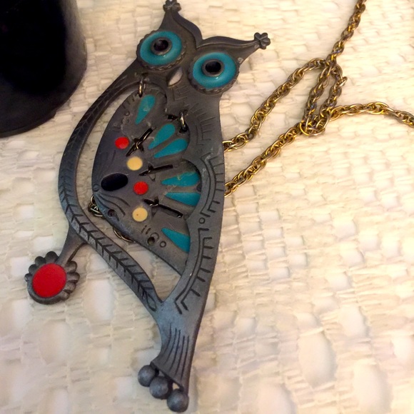 Jewelry - Vintage / Antique Owl Necklace
